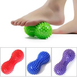 Materielle Größe Erdnuss-Form Shiatsu-Fuß Massager-Yoga-Eignungs-Ball PVCs 150 * 70 * 70 Millimeter