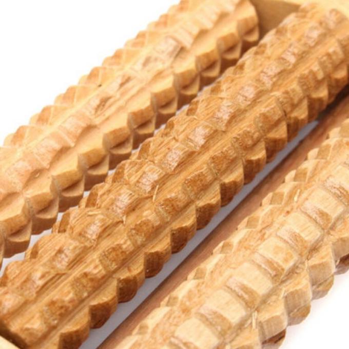 Gesundheitswesen-hölzerne Fuß-Rolle, Acupressure-hölzerne Rolle Anticellulite